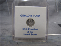 Gerald R. Ford Presidential Sterling Mini-Coin (Franklin Mint, 1974)