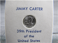 Jimmy Carter Presidential Sterling Mini-Coin (Franklin Mint, 1977)