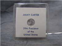 Jimmy Carter Presidential Sterling Mini-Coin (Franklin Mint, 1977)