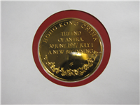 Hong Kong Returns to China Medallic Cover  (Franklin Mint, 1997)