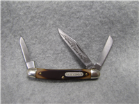 1985 SCHRADE OLD TIMER 1080T Smooth Bone 3-Blade Junior Stockman