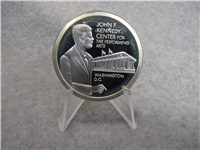 JOHN KENNEDY PERFORMING ARTS 999 SILVER MEDAL  (Medallic Art, 1971)