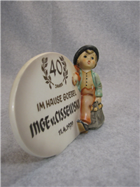 W.G.P. SERVICE EMPLOYER PLAQUE 40 YEARS 5 Hummel 187/A TMK 5