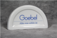 GOEBEL PLAQUE in GERMAN Plaque (Hummel, TMK)