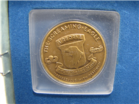 101st Airborne Army Silver & Bronze Screaming Eagle Medals Set (Medallic Art Co., 1969)