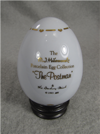 M. I. Hummel THE POSTMAN Porcelain Egg (Danbury Mint, 1993)