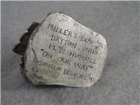 ON OUR WAY Miller's Expo Dayton, Ohio Metal Figurine (Hummel)