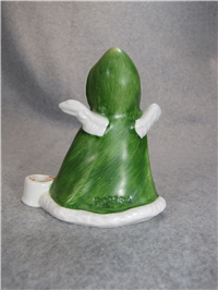 NATIVITY ANGEL IN GREEN ROBE Candleholder (Goebel 42 412 09, TMK)