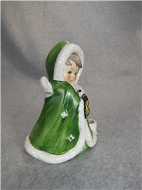 NATIVITY ANGEL IN GREEN ROBE Candleholder (Goebel 42 412 09, TMK)