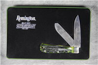 2007 REMINGTON UMC R1123 Green Bone 25th Anniversary Silver Bullet Knife