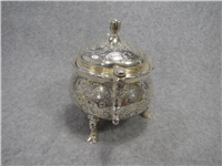 Floral Cross Hatching Sterling 4 1/2 x 4 3/4" Sugar Bowl  (Tiffany & Co, #4531) 