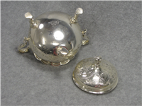 Floral Cross Hatching Sterling 4 1/2 x 4 3/4" Sugar Bowl  (Tiffany & Co, #4531) 