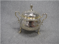 Floral Cross Hatching Sterling 4 1/2 x 4 3/4" Sugar Bowl  (Tiffany & Co, #4531) 