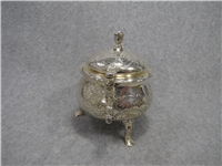 Floral Cross Hatching Sterling 4 1/2 x 4 3/4" Sugar Bowl  (Tiffany & Co, #4531) 