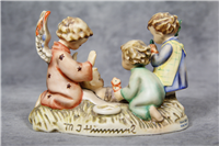 SILENT NIGHT Stille Nacht Candleholder (Hummel 54, TMK)