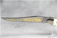 CASE XX BW 610094 SS Amber Bone 'Rainbow Trout' Toothpick Knife