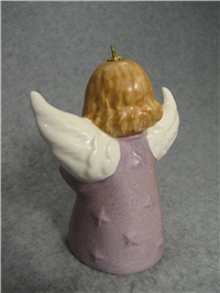 1977 Purple ANGEL BELL 3 inch Ornament  (Hummel, TMK 5)