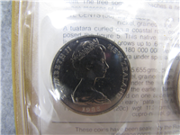 NEW ZEALAND Treasury Collectors 7 Coin Set (Royal Australian Mint, 1985)