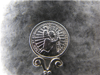 St. Christopher Sterling 4 3/8" Souvenir Spoon   (Vaughton & Sons) 