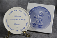 1995 Goebel KEEPSAKE MEDALLION - Tallyho Travel Bisque Plaque (Hummel TMK)
