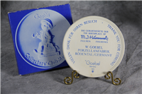 Goebel Hand-Painted KEEPSAKE MEDALLION from Birthplace of Hummel Figurines Bisque Plaque (TMK)