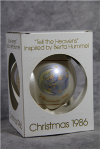 TELL THE HEAVENS Berta Hummel Ornament 13th Limited Edition (Schmid, 1986)