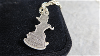 Hummel MERRY WANDERER 15/16 inch Sterling Silver Pendant Necklace (1990)