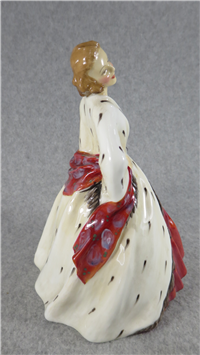 1945 THE ERMINE COAT Bone China Figurine (Royal Doulton, HN 1981)