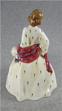 1945 THE ERMINE COAT Bone China Figurine (Royal Doulton, HN 1981)