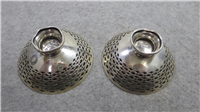 Pierced Sterling 1 3/8" Miniature Rice Bowl (Hutton & Sons LTD, 1908)