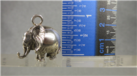 Vintage Sterling 1 1/4" 3D Elephant Charm  (MAF) 