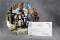 Hummel TENDER LOVING CARE Limited Edition Plate 23kt Gold Trim (Danbury Mint)