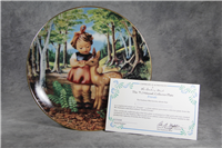 Hummel FRIENDS Limited Edition Plate 23kt Gold Trim (Danbury Mint)