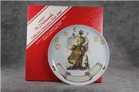 1989 Hummel GUIDING LIGHT Limited Edition Christmas Plate H-453 (ARS, TMK)