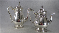 Prelude Sterling 5 Piece Tea/Coffee Service Set + Tray (International, #C366C) 