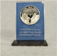 President Nixon's Journey For Peace to Peking Eyewitness Medal   (Franklin Mint, 1972)