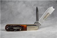 2008 REMINGTON UMC RB473 Carved Amber Bone Limited Edition Veteran Bullet Knife