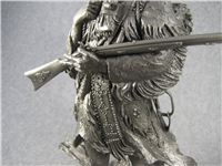 Jim Ponter's THE FUR TRAPPER Pewter Westerners Series Sculpture (Franklin Mint, 1981)