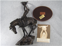 Buck McCain's PRAYER TO THE HEALING SPIRIT 16.5" Bronze Sculpture (Franklin Mint, 1988)