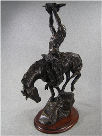Buck McCain's PRAYER TO THE HEALING SPIRIT 16.5" Bronze Sculpture (Franklin Mint, 1988)