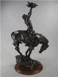 Buck McCain's PRAYER TO THE HEALING SPIRIT 16.5" Bronze Sculpture (Franklin Mint, 1988)