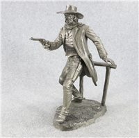 Jim Ponter's THE GUNFIGHTER Pewter Westerners Series Sculpture (Franklin Mint, 1979)