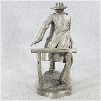 Jim Ponter's THE GUNFIGHTER Pewter Westerners Series Sculpture (Franklin Mint, 1979)