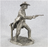 Jim Ponter's THE GUNFIGHTER Pewter Westerners Series Sculpture (Franklin Mint, 1979)