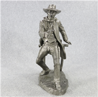 Jim Ponter's THE GUNFIGHTER Pewter Westerners Series Sculpture (Franklin Mint, 1979)