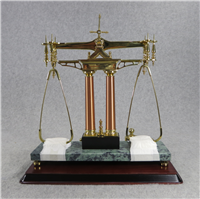 150th Anniversary California Gold Rush Assayers Scale Balance w/ Weights (Franklin Mint)