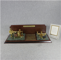 150th Anniversary California Gold Rush Telegraph Station (Franklin Mint)