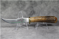 1988 CASE XX USA 523-3 1/4 SSP (2 Dot) Stag Fixed Blade Pheasant Knife