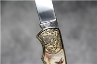 FRANKLIN MINT Ring Neck Pheasant Collector Lockback Knife