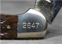 1991 Case DB61100 SS Dark Brown Limited Edition NKCA Club Saddlehorn